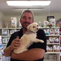 Staff and Dog